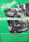 Preview: Goliath Dreiradwagen Modellprogramm 1935 "Für die Arbeit und Erholung" Automobilprospekt (2803)